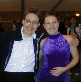 SSDK - Adrian med Mikaela i ny häftig latinklänning.